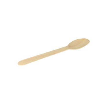 Picture of Wooden Teaspoon Birch Wood 110mm