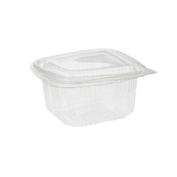 Picture of Square Salad Container 500cc (L)134 (W)128.5 (H)64.5mm