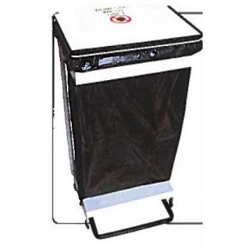 Picture of Pedel Operated Open Type Metal Bin Large