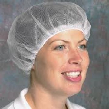 Picture of Hairnets White Heavy Grade on a Ring 2x50