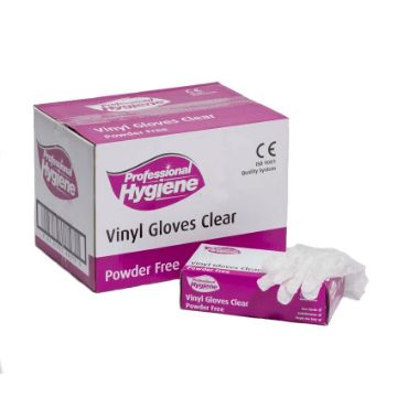 Picture of Professional Hygiene Vinyl Clear Powder Free Gloves