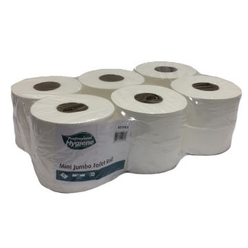 Picture of Mini Jumbo Toilet Roll 1ply 641 Sheets