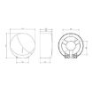 Picture of Jumbo Toilet Roll Dispenser Brushed Steel