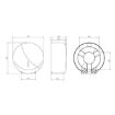 Picture of Mini Jumbo Toilet Roll Dispenser Brushed Steel
