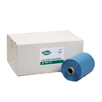 Picture of Euro-motion Hand Towel Blue 2ply