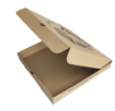 Picture of 9" Pizza Box Kraft Brown with Black Stock Design