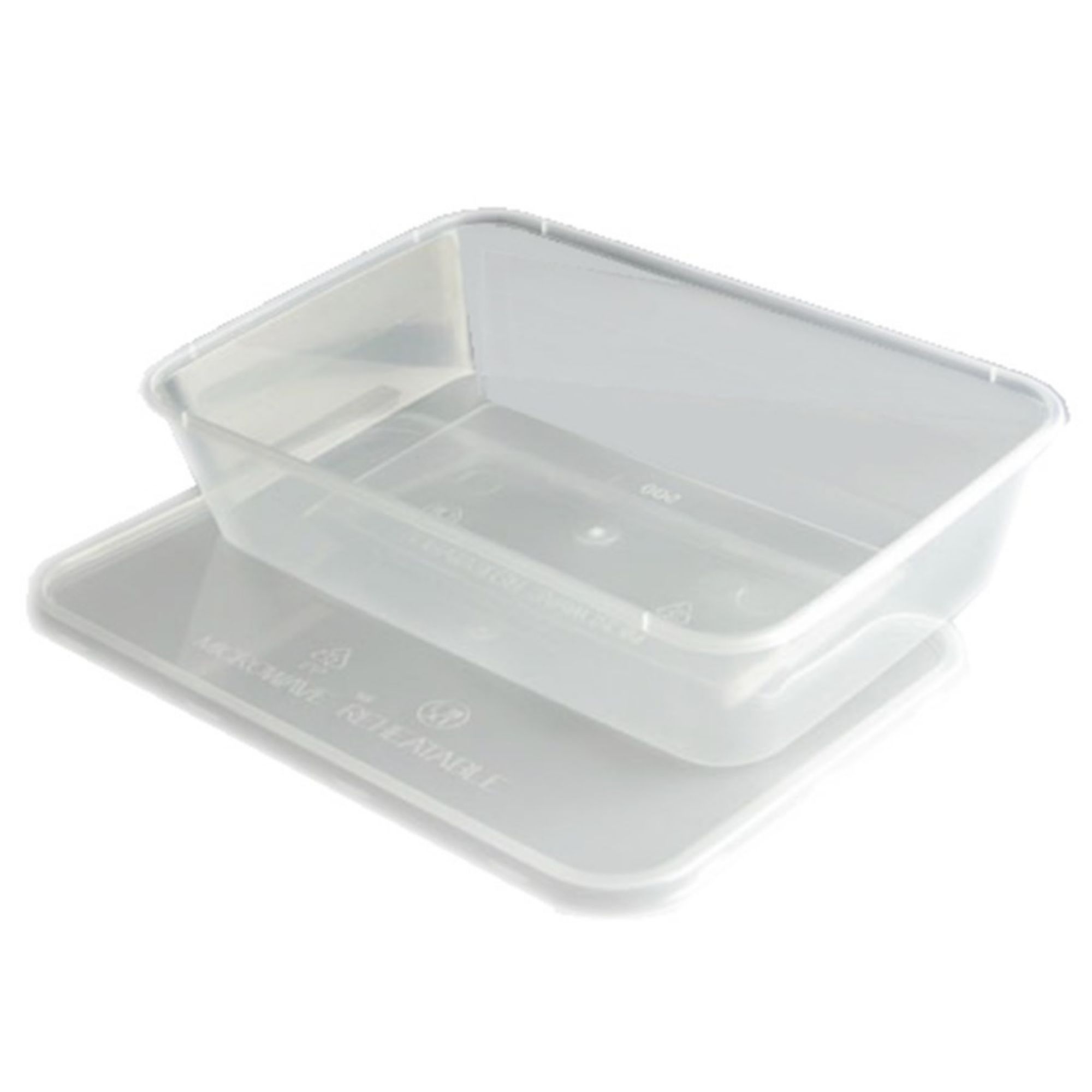 Picture of Plastic Takeaway Container & Lid 650cc