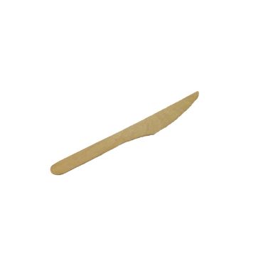 Picture of Wooden Knife Birch Wood 165mm