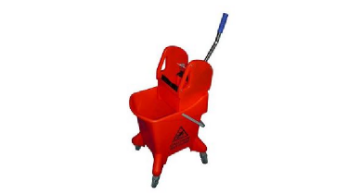 Picture of 25l Mopping System with Gear Press Wringer Red