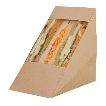 Picture of Kraft Triple Sandwich Wedge (L)123 (W)82 (H)123mm
