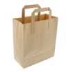 Picture of Brown Kraft Paper Bag with Paper Tape Handles  8.5"x13"x10"
