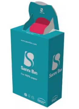 Picture of Disposable Sanitary Bin 12"x18"x6"