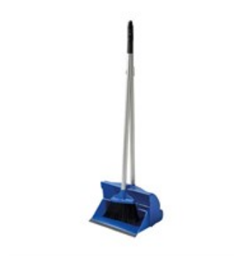 Picture of Long Handled Dustpan and Brush Set Blue