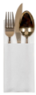 Picture of Cutlery Airlaid Napkin White 1 Ply 39x33cm