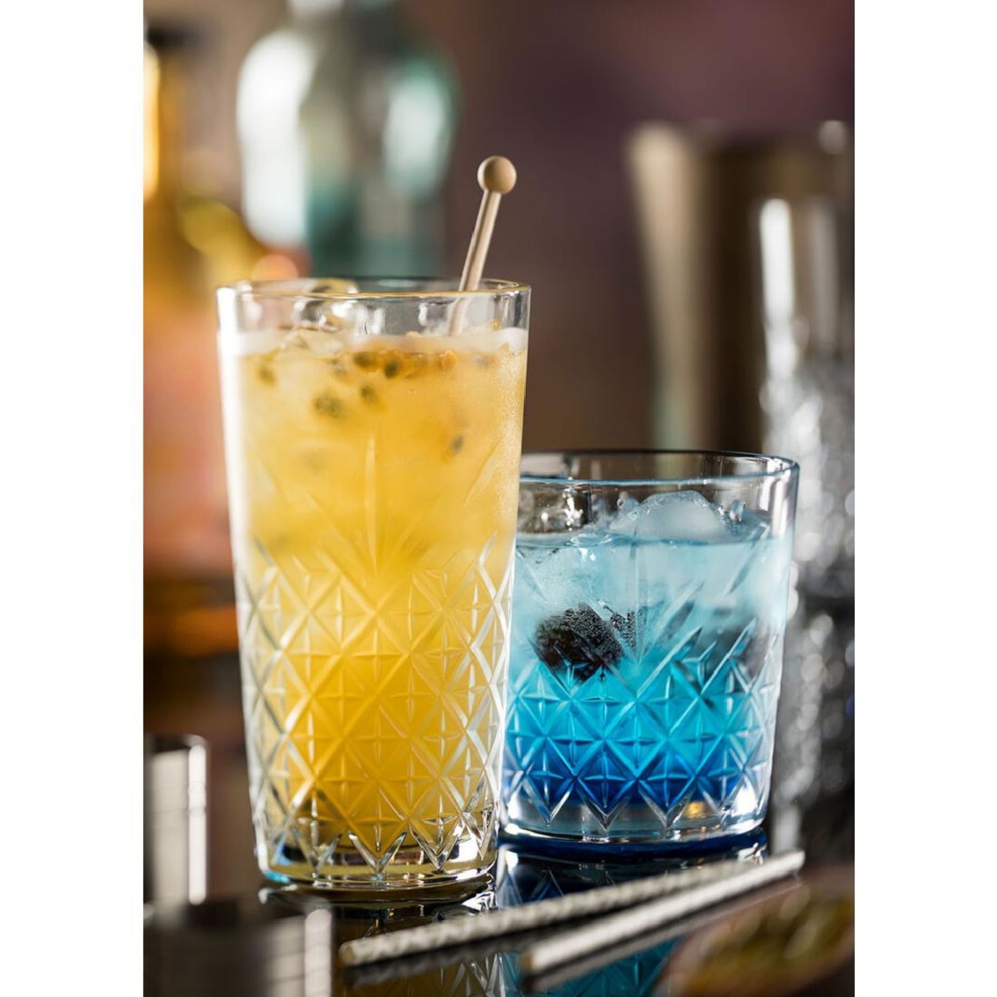 Picture of Utopia Timeless Vintage Stackable Hi Ball Glasses 450ml (12 Pack)