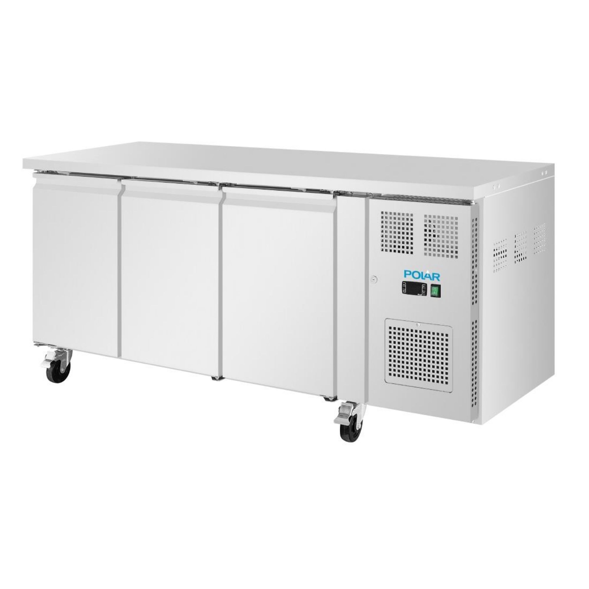 Picture of Polar U-Series Triple Door Slimline Counter Fridge 231Ltr