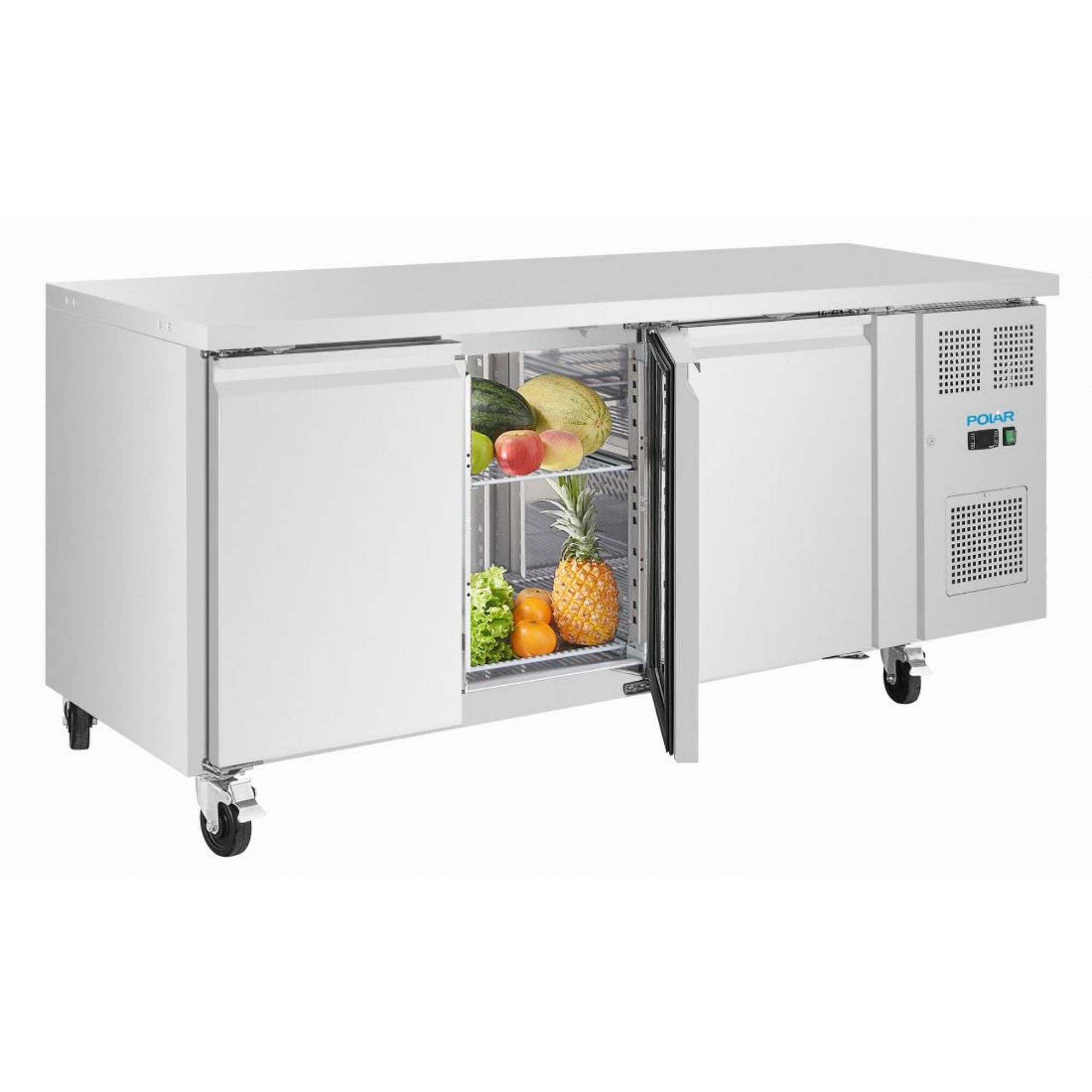 Picture of Polar U-Series Triple Door Slimline Counter Fridge 231Ltr