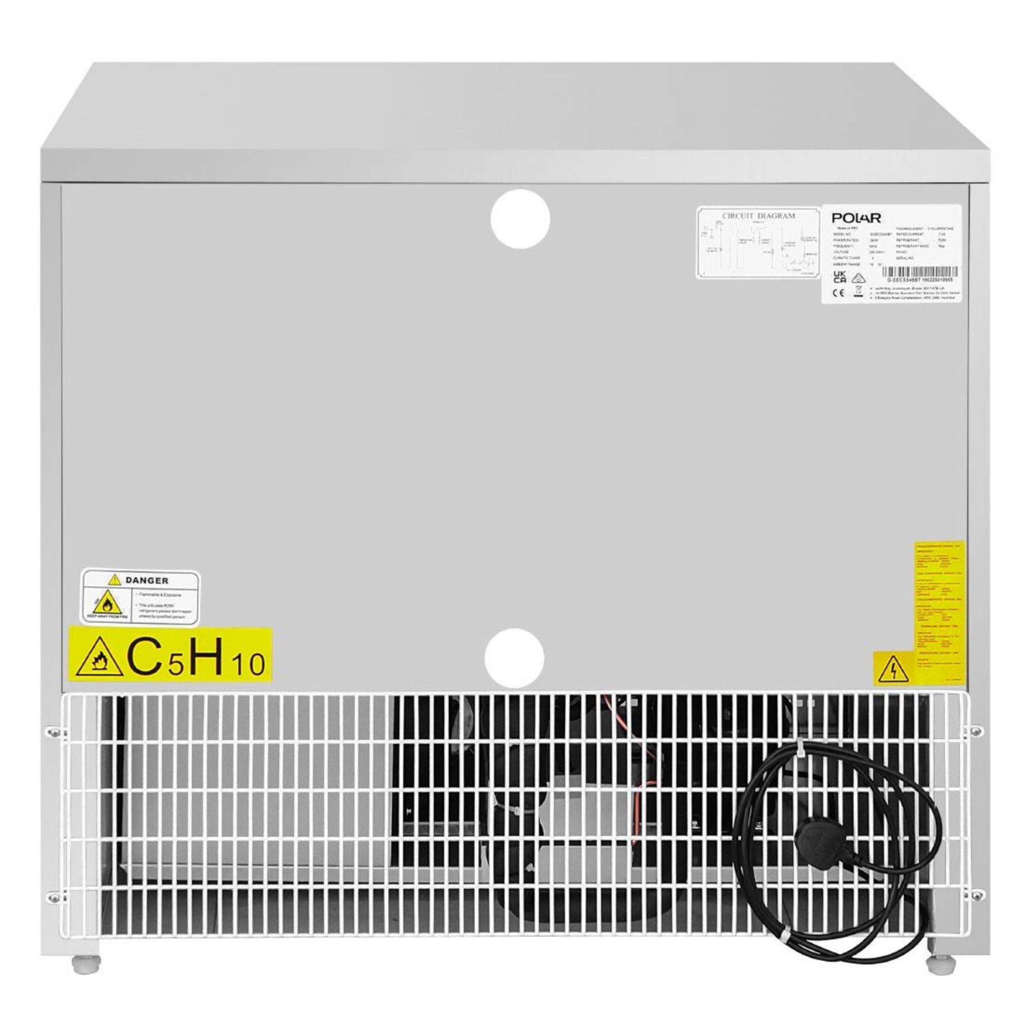 Picture of Polar G-Series Double Door Counter Freezer 240Ltr