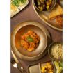 Picture of Utopia Artemis Plates Rumbled Gold 230mm (6 Pack)