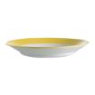 Picture of Arcoroc Brush Soup Plates Yellow 225mm (12 Pack)