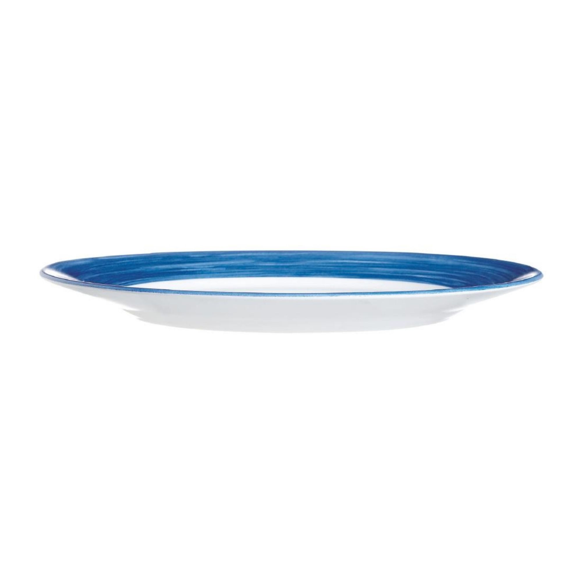 Picture of Arcoroc Brush Plates Blue Jean 252mm (12 Pack)