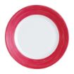 Picture of Arcoroc Brush Plates Cherry Red 252mm (12 Pack)