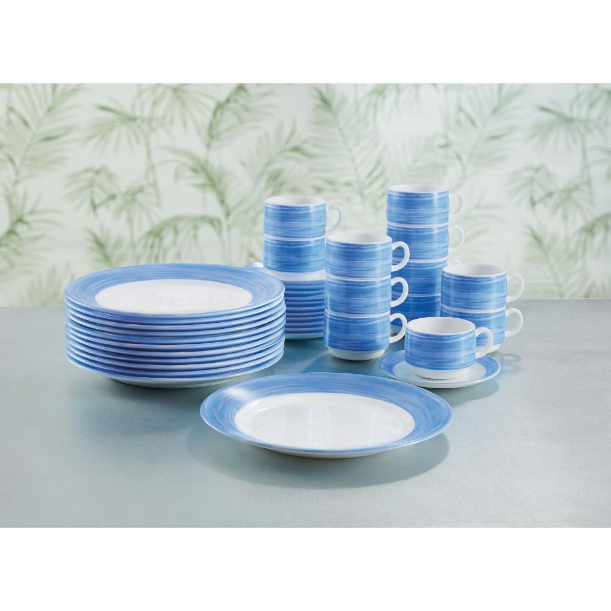 Picture of Arcoroc Brush Side Plates Blue 155mm (24 Pack)