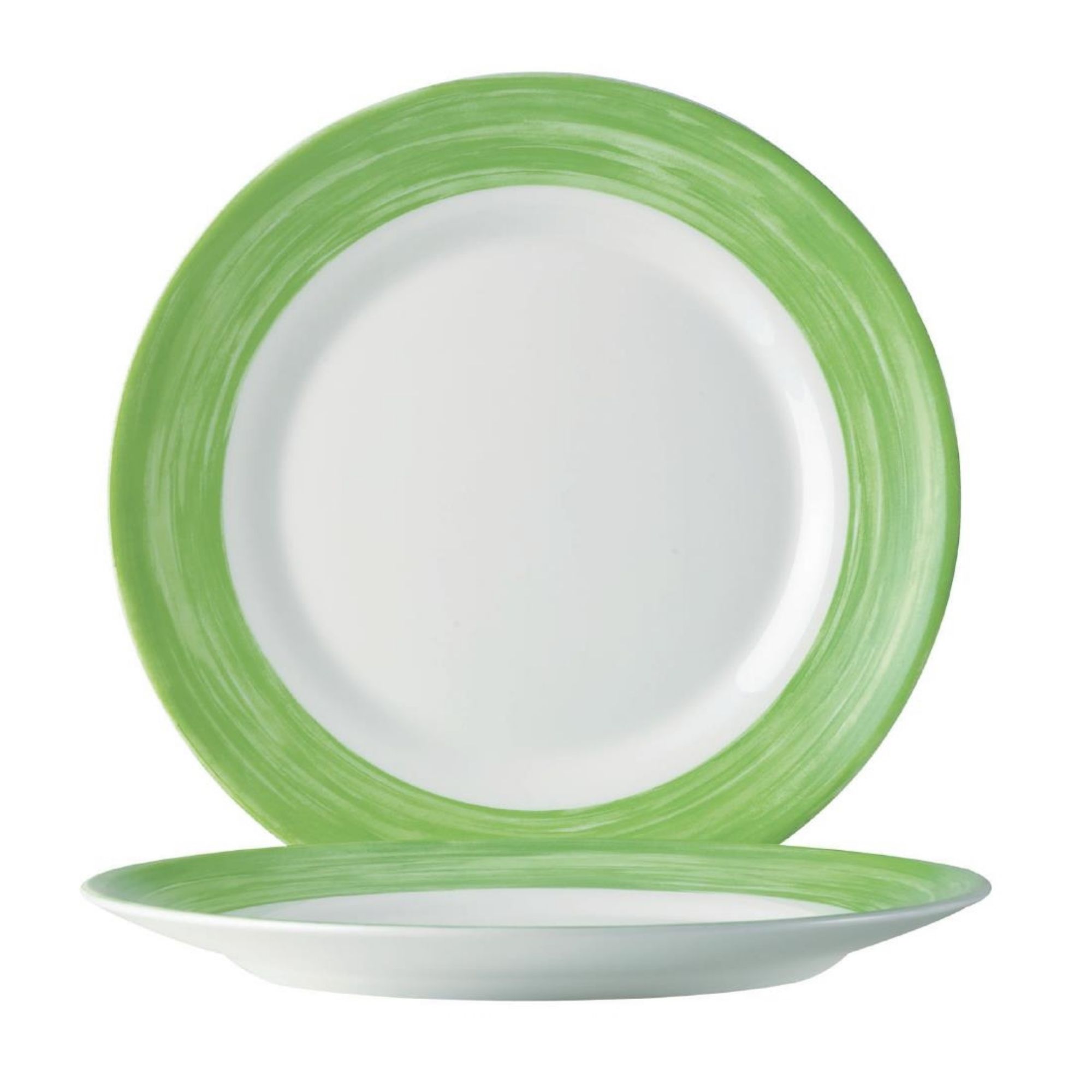 Picture of Arcoroc Brush Side Plates Green 155mm (24 Pack)