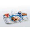 Picture of Arcoroc Brush Dessert Plates Blue 195mm (24 Pack)