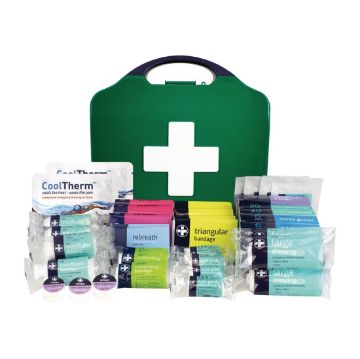 Picture of Reliance Medical Large Workplace First Aid Kit Green