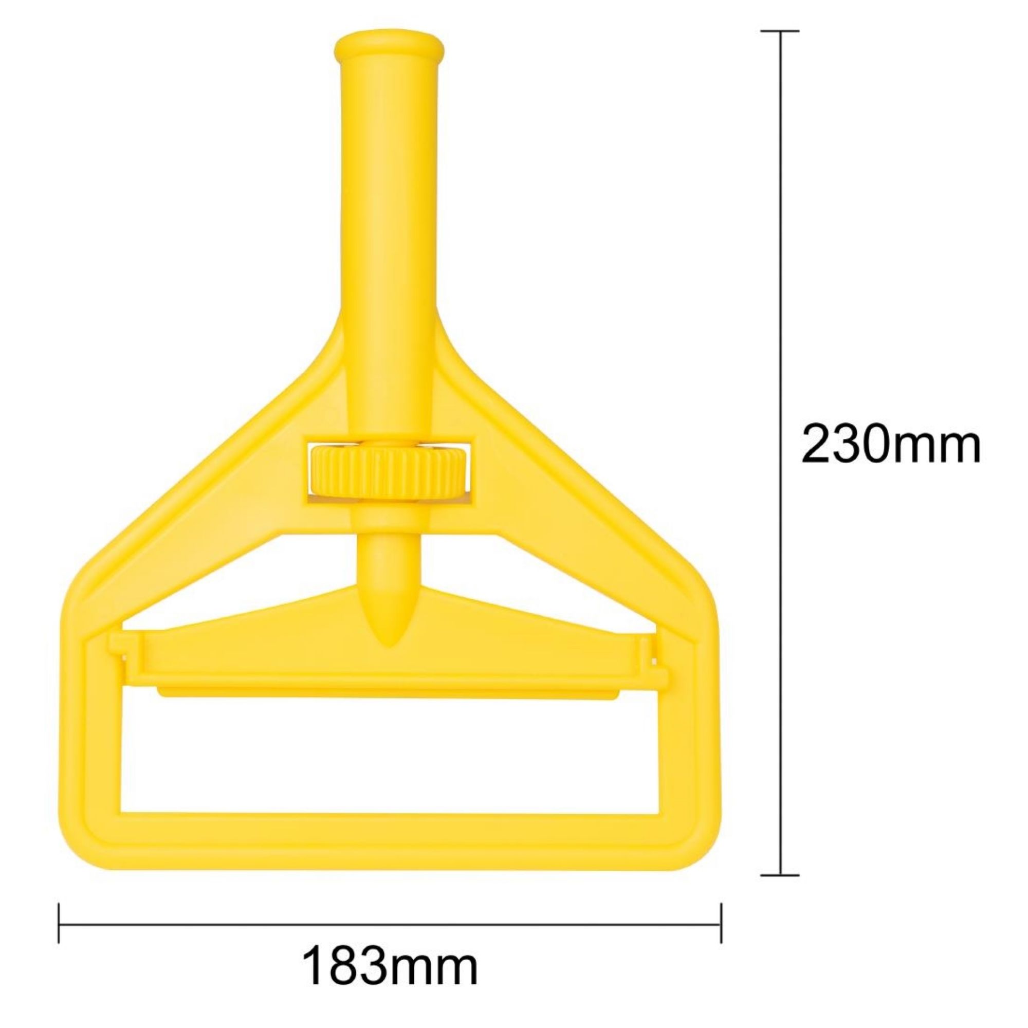 Picture of Jantex Connect Wide Kentucky Mop Head Clip Yellow