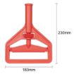 Picture of Jantex Connect Wide Kentucky Mop Head Clip Red
