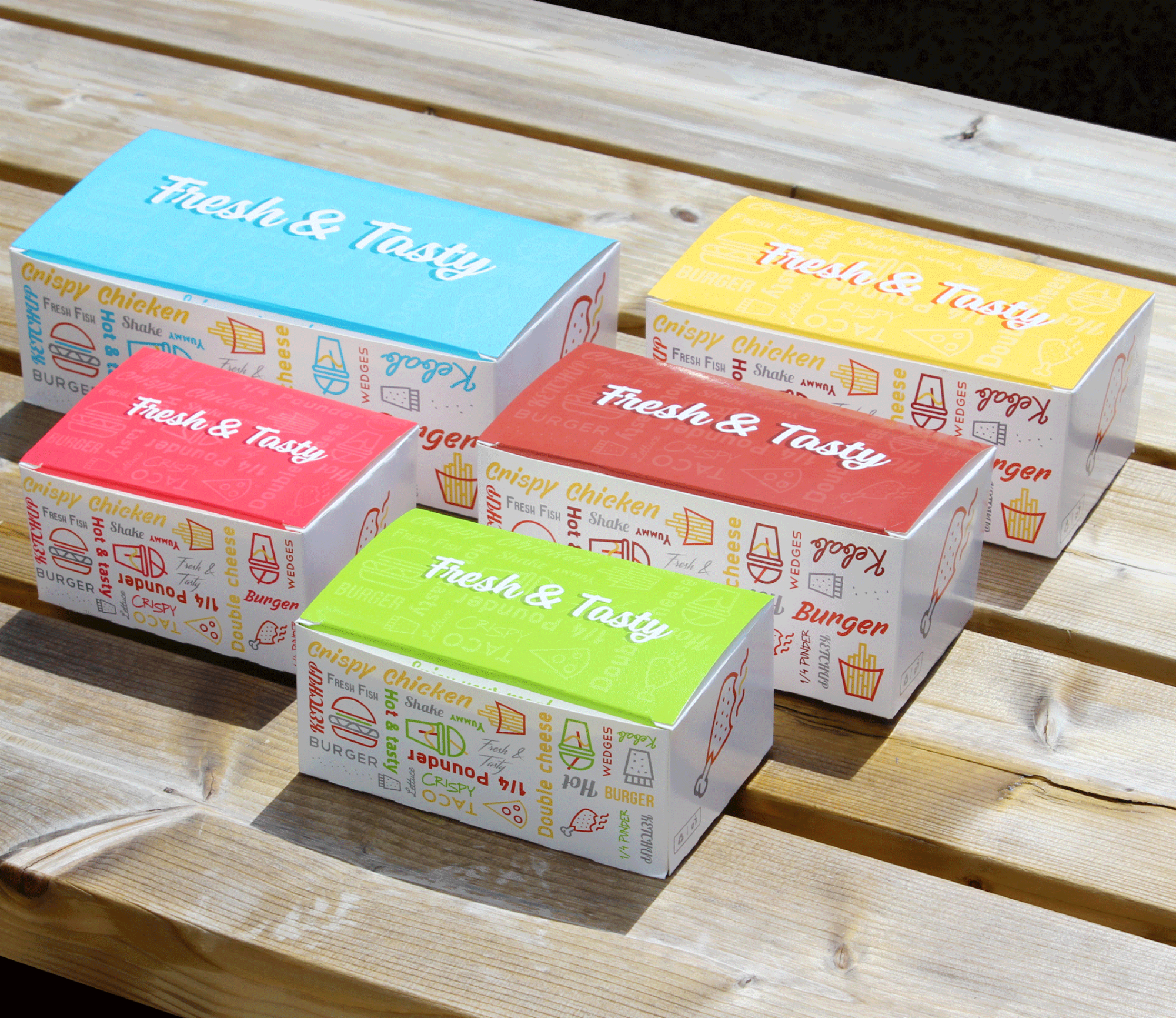 Picture of XL Fresh & Tasty Snack Box (218x116x73mm) (200)