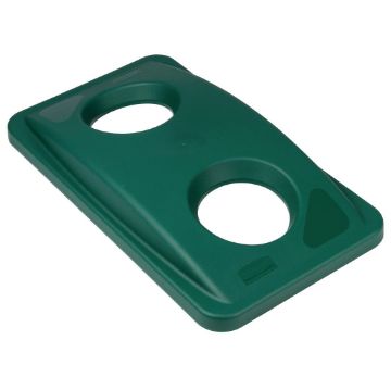 Picture of Rubbermaid Bottle Green Lid for Slim Jim Bin