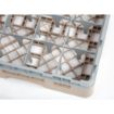 Picture of Cambro Camrack Beige 16 Compartments Max Glass Height 92mm