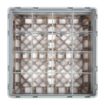 Picture of Cambro Camrack Beige 16 Compartments Max Glass Height 133mm