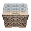 Picture of Cambro Camrack Beige 16 Compartments Max Glass Height 257mm