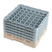 Picture of Cambro Camrack Beige 49 Compartments Max Glass Height 257mm
