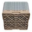 Picture of Cambro Camrack Beige 49 Compartments Max Glass Height 298mm
