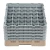 Picture of Cambro Camrack Beige 36 Compartments Max Glass Height 257mm