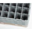 Picture of Cambro Camrack Beige 36 Compartments Max Glass Height 257mm