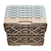 Picture of Cambro Camrack Beige 36 Compartments Max Glass Height 257mm