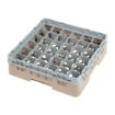 Picture of Cambro Camrack Beige 36 Compartments Max Glass Height 92mm