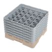 Picture of Cambro Camrack Beige 25 Compartments Max Glass Height 298mm