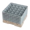 Picture of Cambro Camrack Beige 25 Compartments Max Glass Height 257mm