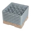 Picture of Cambro Camrack Beige 16 Compartments Max Glass Height 298mm