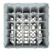 Picture of Cambro Camrack Beige 25 Compartments Max Glass Height 298mm