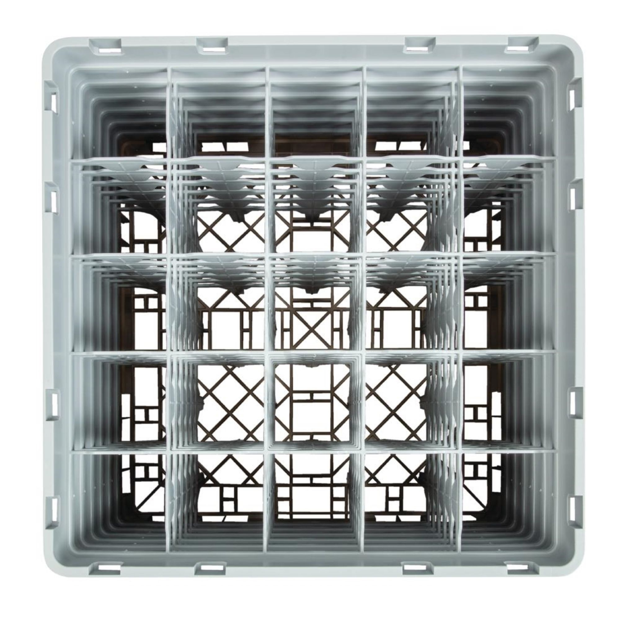 Picture of Cambro Camrack Beige 25 Compartments Max Glass Height 298mm