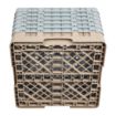Picture of Cambro Camrack Beige 25 Compartments Max Glass Height 298mm