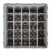 Picture of Cambro Camrack Beige 25 Compartments Max Glass Height 257mm